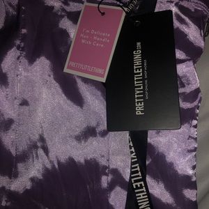 Lilac Satin Corset Plt